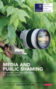 Media and Public Shaming book cover.